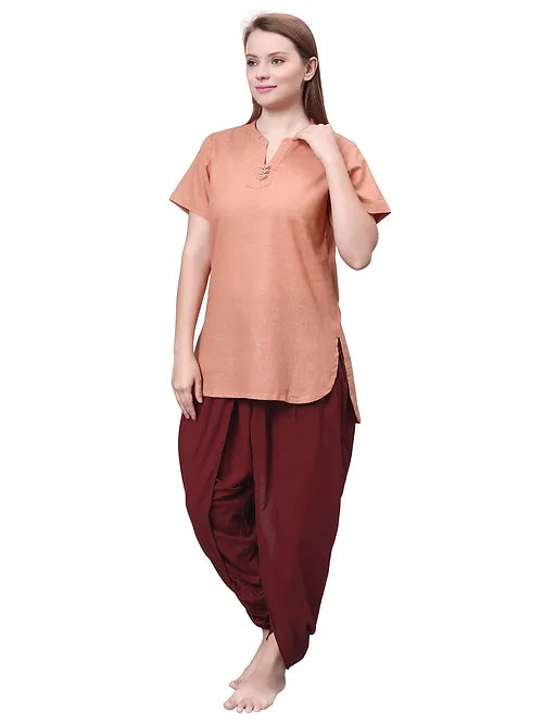 Ethno Fit for Women - Dhoti and Short Kurta Set