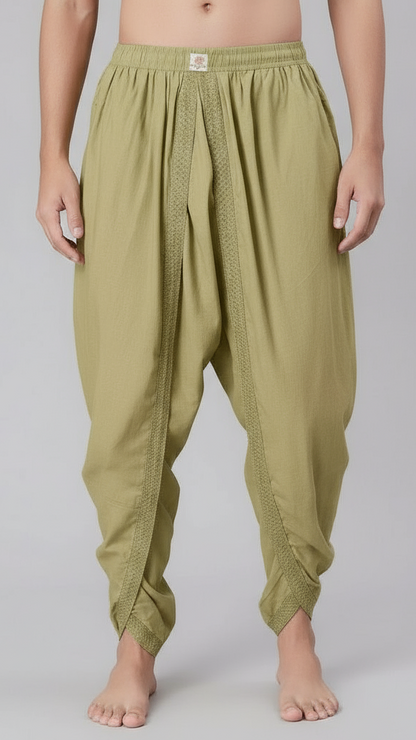 Dhoti Drapers with border for men