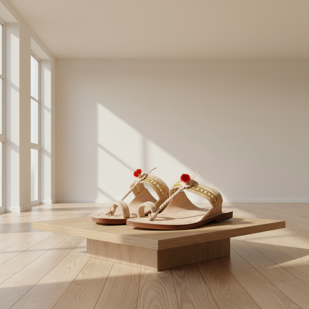 Rajaram | Men | Leather Kolhapuri Chappal