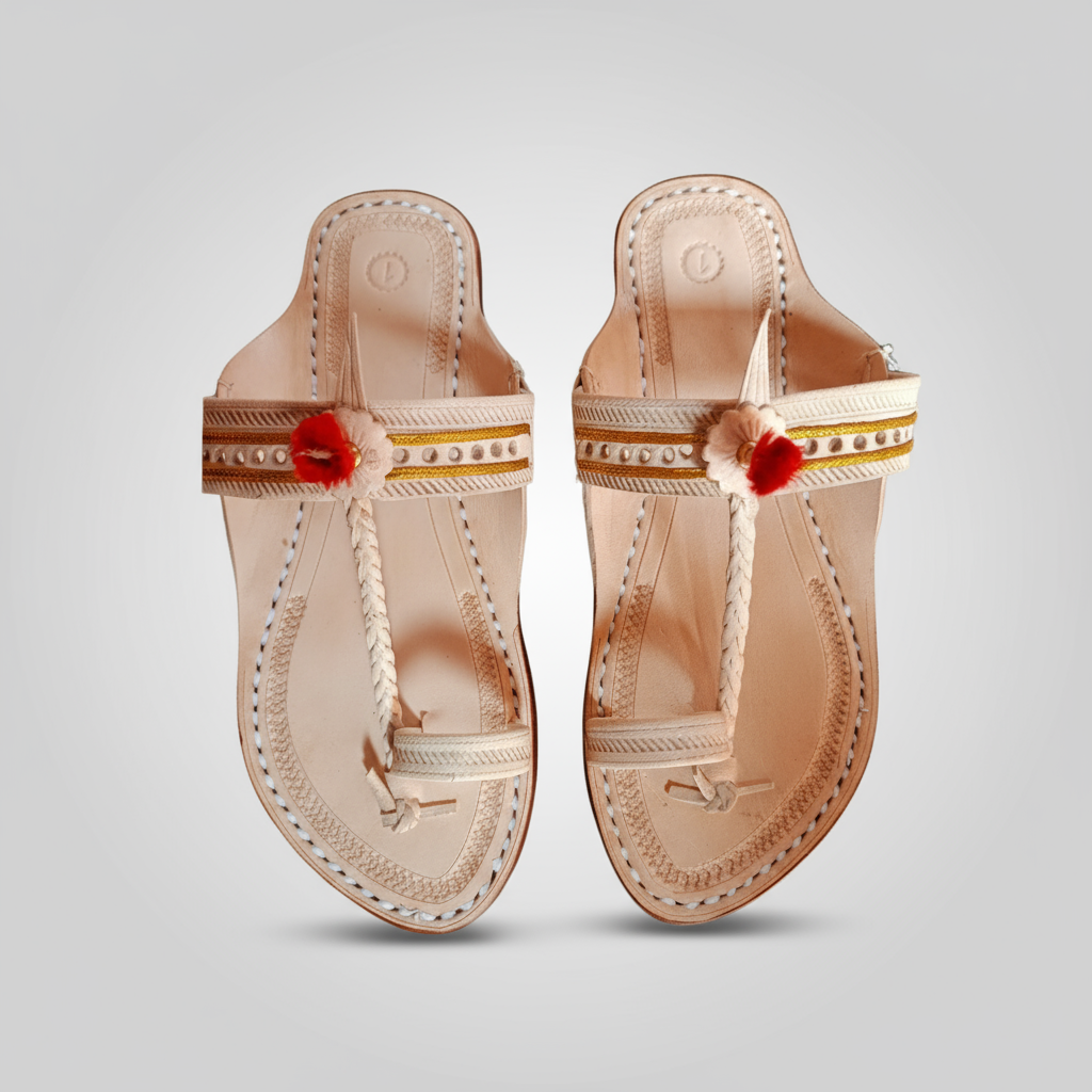 Rajaram | Men | Leather Kolhapuri Chappal
