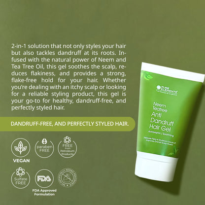 Neem Teatree Anti Dandruff Hair Gel