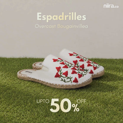 Overcast Bougainvillea Espadrille