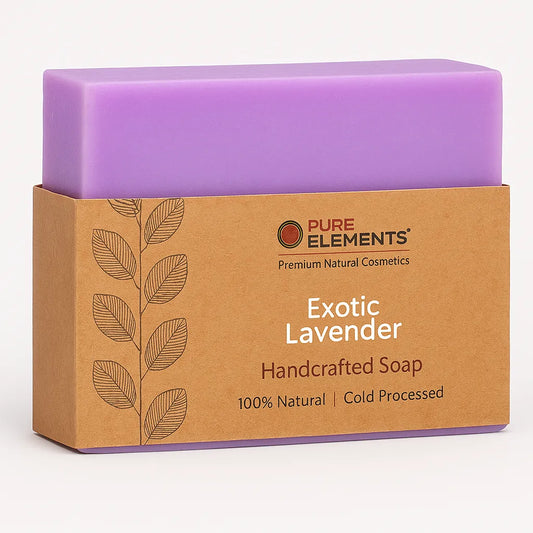 Pure Elements Exotic Lavender Soap 110g by NIIRA, natural lavender soap